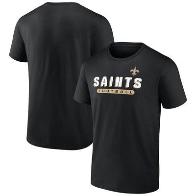 New Orleans Saints Nike Women's Fashion Tri-Blend T-Shirt - Heather Black