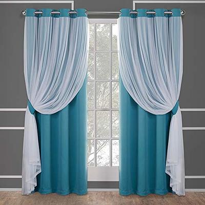 The Big One 2-pack Raiden Solid Grommet Decorative Window Curtain