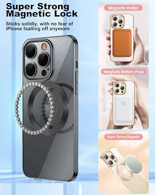 Stylish Magnetic Case for Apple iPhone 15 Plus Women Girls, Luxury Plating  Cute Love Heart Soft Back Cover Full Camera Lens Protection MagSafe Phone  Case iPhone 15 Plus - White 