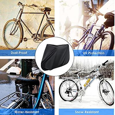 Bike Cover for 2 or 3 Bikes Outdoor Waterproof Bicycle Covers Rain Sun UV  Dust Wind Proof with Lock Hole for Mountain Road Electric Bike Heavy Duty