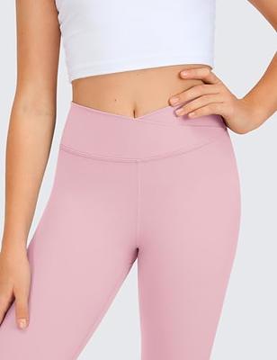 CRZ YOGA Girls Butterluxe Crossover Athletic Leggings - High Waist V Cross  Kids Lounge Pants Yoga Active Dance Running Tights Pink Peony Medium -  Yahoo Shopping