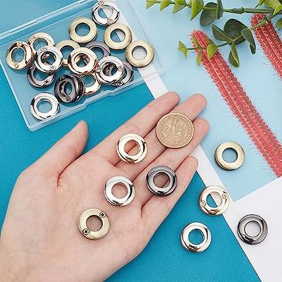 6pcs Metal Eyelets Grommets Flat Eyelet Flat Grommets Metal Loops