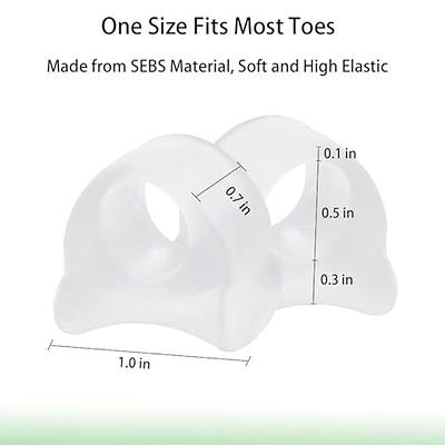 Gel Toe Spacers 12pcs to Restore Toes to Their Original Shape, Big