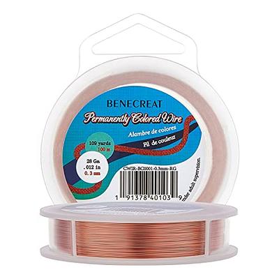 BENECREAT 18 Gauge Black Aluminum Wire Anodized Jewelry Craft Wire