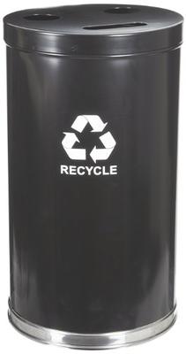 HUBERT Restaurant Trash Can with Tray Top Lid,39 Gallon