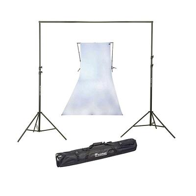 Westcott 9x20Ft Cotton Background, High-Key White W/10' Background