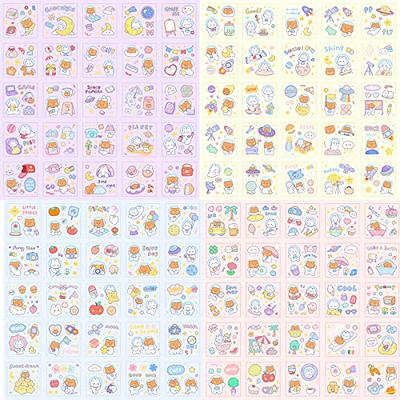 Cute Stickers Waterproof Water Bottle Laptop Scrapbook Vinyl Stickers  Aesthetic Kawaii Clear Stickers Packs for Journaling Gifts for Kids Girls  Boys, Pack of 1000 Pcs/100 Sheets (Space Star Travel) - Yahoo Shopping