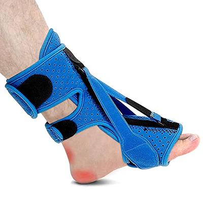 BraceAbility Sleeping Stretch Boot - Plantar Fasciitis Night Foot Splint  Adjustable Achilles Tendonitis Brace for Fascia, Tendon and Calf  Stretching