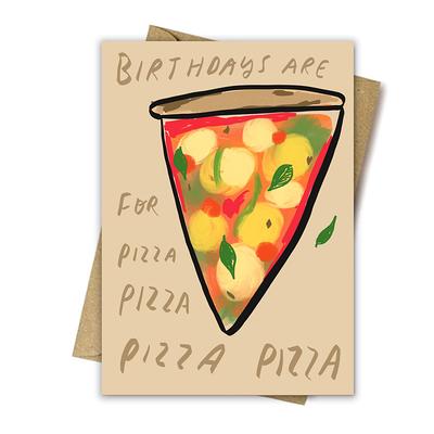 Pizza, Slice Of Fun Party Favors. 1 Bag  1 Child Includes 8-4x6 Cards,  Personalized Topper & 5 Assorted Crayons Or Paint Both Crafts - Yahoo  Shopping