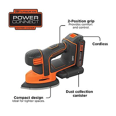 BLACK+DECKER 20V MAX* Sheet Sander (BDCMS20C) (Pack of 1) - Yahoo Shopping