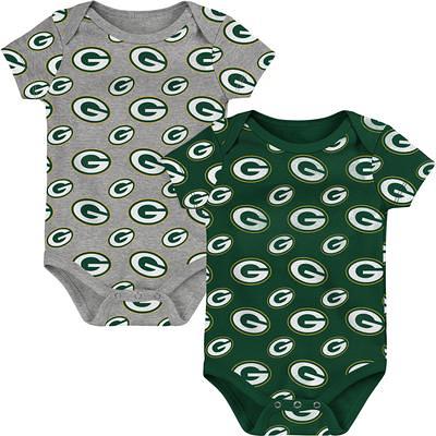 Newborn & Infant Green/Heathered Gray Green Bay Packers Born To