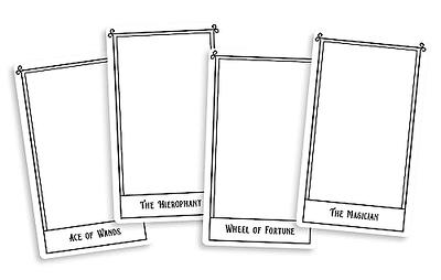 DIY Tarot: 78 Customizable Blank Tarot Cards to Create Your Personal  Rider-Waite Deck (Tarot/Oracle Decks) - Yahoo Shopping