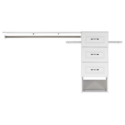 ClosetMaid Brightwood 5-ft to 10-ft W x 6.85-ft H Ash Wood Closet System