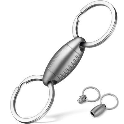 Lincoln Valet Pull Apart Key Chain (Black)