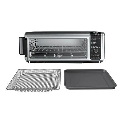 Black Decker Crisp N Bake Air Fry Toaster Oven 1500 W Toast Bake Browning  Frozen Pizza Broil Keep Warm Convection Reheat Silver Black - Office Depot