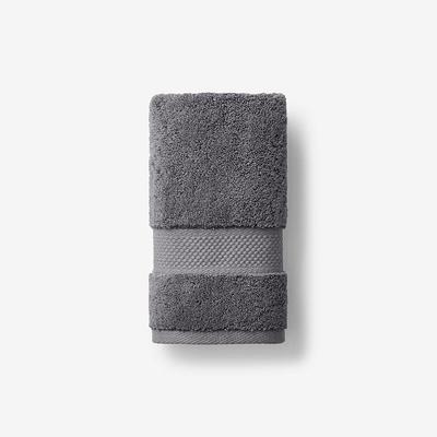 The Company Store Legends Sterling Dark Gray Solid Supima Cotton Bath Sheet