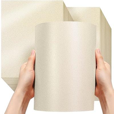 Perkoop 500 Sheets Metallic Paper Shimmer Card Stock 8.5 x 11 Inch 80lb 210  Gsm Double Sided Card Stock Printer Paper for Weddings Birthdays Craft Use  Invitations Certificates DIY Cards(Cream) - Yahoo Shopping