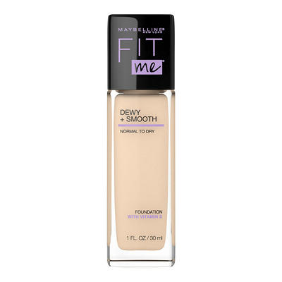 Maybelline Fit Me Dewy and Smooth Liquid Foundation, SPF 18, 228 Soft Tan,  1 fl oz 