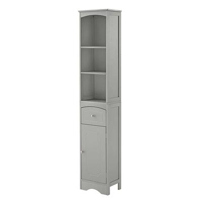 Alaterre Furniture Coventry 16 in. W x 48 in. H Free-Standing Bath Tall Storage  Shelf in White ANCT72WH - The Home Depot