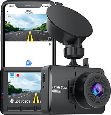 WiFi Dash Cam Video Recorder Driving for Front and Rear Recording Car Night  Wide Angle Dashcam Video Record Car DVR, APP Real-time Playback