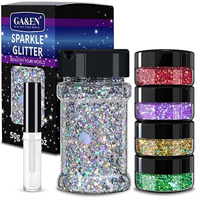 50g GLOW in The DARK, Shaped Glitter, CHUNKY Glitter Mix, Cosmetic