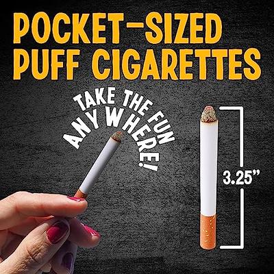  ArtCreativity Fake Puff Cigarettes - 3.25 Inch - That Blow  Smoke (24 Pack) Faux Cigs with a Realistic Look - Prop for Prank, Halloween  Costume, Movie, or Theater Play - Fun