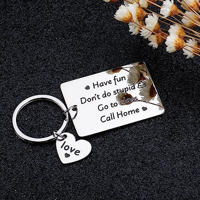  Don't Do Stupid Shit Keychain, 16th Birthday Gift, Stainless  Steel, Love Mom, Love Dad, Love Mom & Dad, Gift for Son, Gift for Daughter,  Christmas, Birthday, New Driver Gift, Adulting, Valentines