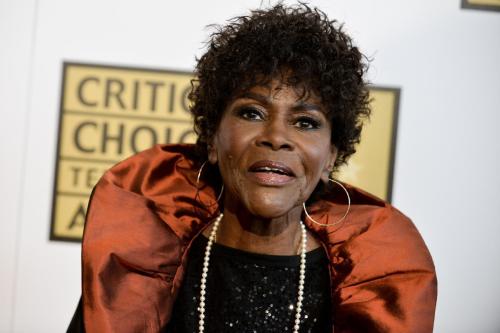 FILE - In this June 19, 2014 file photo, Cicely Tyson arrives at the Critics' Choice Television Awards at the Beverly Hilton Hotel in Beverly Hills, Calif. She was married to Miles Davis and shared the screen with Elizabeth Taylor. Shes won a Tony and an Emmy and been nominated for an Academy Award. But even at 90, Tyson says her lifes work isnt done. (Photo by Richard Shotwell/Invision/AP, File)