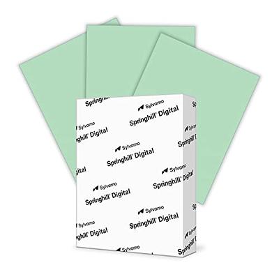 Springhill 8.5” x 11” Green Colored Cardstock Paper, 65lb, 176gsm, 250  Sheets (1 Ream) – Premium Medium Weight Vellum Cardstock, Printer Paper  with Textured Finish – 014050R - Yahoo Shopping