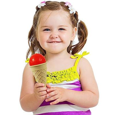 Ice Cream Toy (9 Pcs) - Pretend Play Toys for Toddlers- Multi Color Ice  Cream Play Set, Ice Cream Maker for Kids, Dramatic ice Cream Shop for