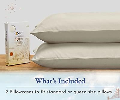 Mellanni Iconic Collection Microfiber Pillowcases, Set of 4 - Pillowcase (Standard, White)