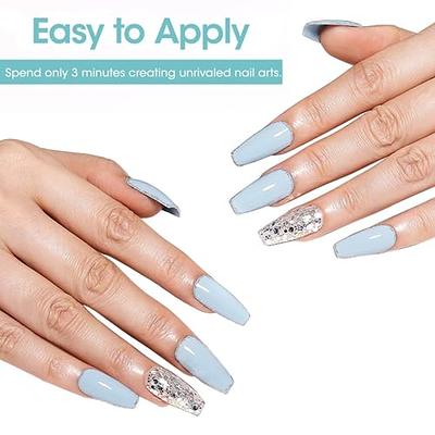 Nailsssbymeg | White glitter nails, Acrylic nails coffin short, Nails