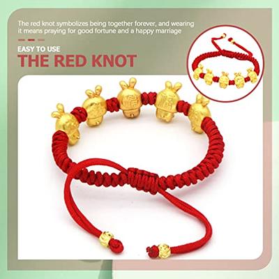 Chinese Zodiac Animal Charm Bracelet New Year Lucky Red Bracelet Lady  Bracelet Tiger Pendant Adjustable Charm Bracelet 