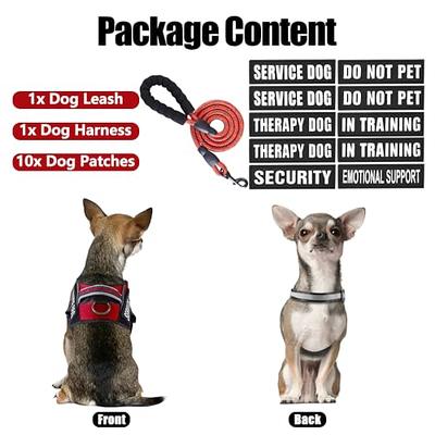 SERVICE DOG Patches,IN TRAINING,DO NOT PET, EMOTIONAL  SUPPORT,THERAPY,SECURITY