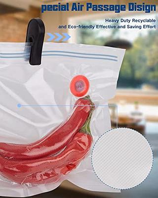 ZRFooCoo Electric Vacuum Sealer and Sous Vide Bags Kit, Handheld Vacuum  Sealer with 5 Reusable Vacuum Sealer Bags, Cordless Food Vacuum Sealer  Machine - Yahoo Shopping
