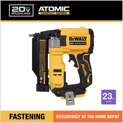 DEWALT 20V MAX Lithium-Ion Cordless 23-Gauge Pin Nailer and 20V 16-Gauge  Angled Finish Nailer with 4.0Ah Compact Battery Pack - Yahoo Shopping