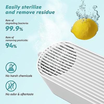 Fruit & Vegetable Cleaning Machine,IPX7 Waterproof & Rechargeable Fruit Cleaner  Device,Portable & Cordless Working Vegetable Washing Machine Purifier,Cleaning  Tool for Fruit Vegetable and Meat - Yahoo Shopping