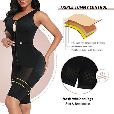 Women Triple Tummy Control Thong Shorts Faja Butt Lifter Invisible Body  Shaper