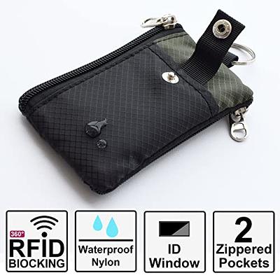 Genuine Leather RFID Blocking Wallet Purse with ID Window Pocket and Coin  Pouch Wallets for Men & Women 360 (Black)