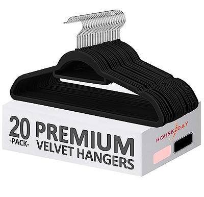 Grey Heavy Duty Non Slip Velvet Hangers With Trouser & Tie Bar 360 Swivel  Hook Pack of 30