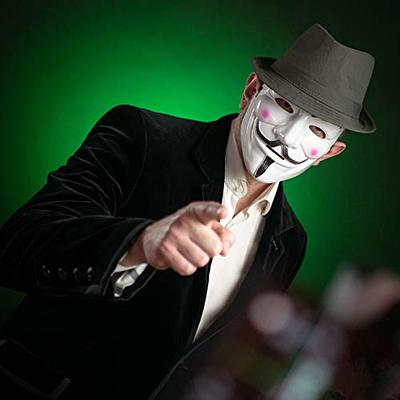 Diximus V for Vendetta Mask Anonymous Guy Fawkes Halloween Mask Hacker Mask  - Yahoo Shopping