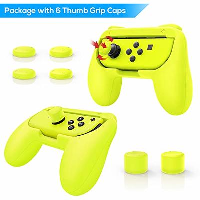  TNP Joycon Case for Nintendo Switch - Silicone Joy Con Case for Nintendo  Switch & Switch OLED - Protective Switch Controller Case Cover with Thumb  Grip Caps for Nintendo Switch Joycon (