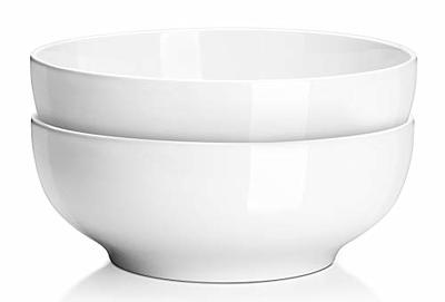 Large Salad Bowl White Ceramic  Decorative Bowl Ceramic Salad