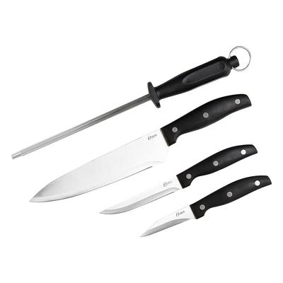 Henckels Solution 12-Piece Stainless Steel Knife Set with Block 17550-000 -  The Home Depot