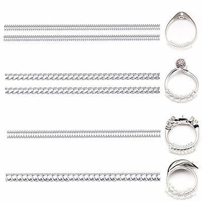 Eiito Ring Size Adjuster 8 Pcs, Ring Sizers for Loose Rings, Invisible Ring  Spacer, Unique Groove