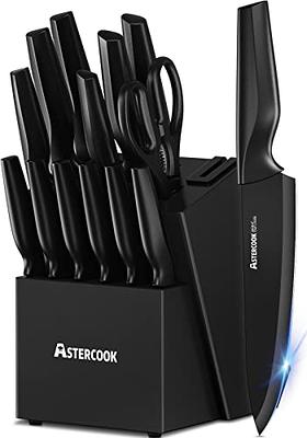 Astercook 15 Pieces Knife Set