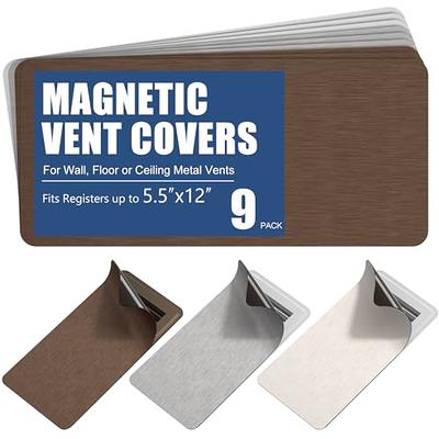 BEWAVE High Strength Magnetic Vent Covers for Home Ceiling, Metallic Air Vent  Covers for Floor, Wall, Ceiling Steel Registers, RV, HVAC and AC, 5.5 x  12, Set of 9 - Yahoo Shopping