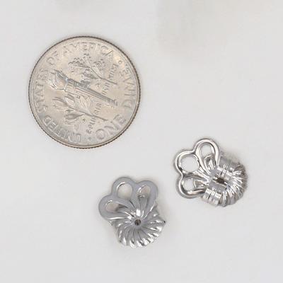 Sterling Silver 8mm Earring Stabilizer Backs for Heavy Earrings by SuperJeweler