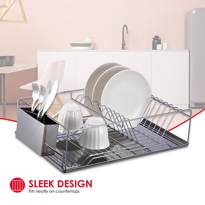  GSlife Dish Drying Rack with Drainboard - Dish Racks