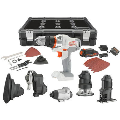 BLACK+DECKER 20V Max Matrix Cordless Combo Kit, 6-Tool, White and Orange,  Model BDCDMT1206KITWC - Yahoo Shopping